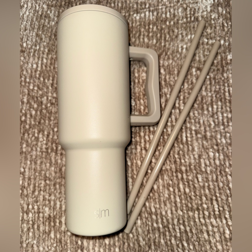 Simple Modern Trek Tumbler in Almond Birch